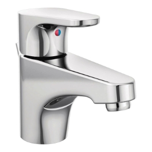 CFG 46103 Edgestone™ Lavatory Faucet, Residential, 1.2 gpm Flow Rate, 4-1/16 in H Spout, 1 Handle, 3 Faucet Holes, Polished Chrome, Function: Traditional