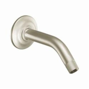Moen® CL10154BN Traditional Shower Arm, 6 in L, 1/2 in IPS, Brushed Nickel