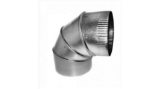 Southwark AL904 AL90 Elbow, 4 in, 90 deg, Aluminum, 24 ga