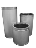 ECCO™ 220704 712VP Vent Pipe, Aluminum, 7 in Dia, 10-3/8 in L