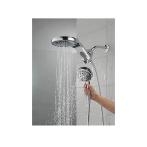 DELTA® 58680-RB25 HydroRain® 2-in-1 Shower Head and Hand Shower Combo, 7-7/8 and 4-1/8 in Dia Shower Head, 2.5 gpm Flow Rate, 82 in L Hose, Venetian Bronze