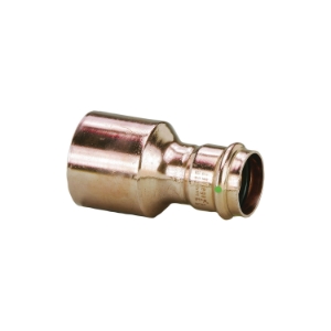 Viega ProPress® 20813 Pipe Reducer, 2-1/2 x 1-1/2 in Nominal, Fitting x Press End Style, Copper