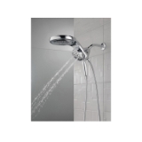 DELTA® 58680-RB25 HydroRain® 2-in-1 Shower Head and Hand Shower Combo, 7-7/8 and 4-1/8 in Dia Shower Head, 2.5 gpm Flow Rate, 82 in L Hose, Venetian Bronze