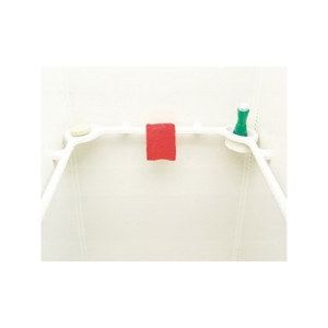 ELM® 68 Shower Stall, DURASTALL®, 32-5/8 in L x 32-5/8 in W x 74-3/4 in H, White