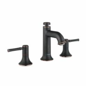 Hansgrohe 14113921 Widespread Bathroom Faucet, Talis C, Commercial, 1.2 gpm Flow Rate, 3 in H Spout, 8 in Center, Rubbed Bronze, 2 Handles, Pop-Up Drain