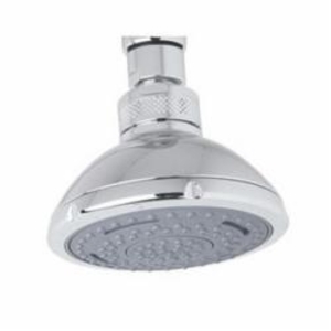 Rohl® I00131-APC Multi-Function Shower Head, Sondria, 2 gpm Min, 3 Sprays, 3-5/8 in Dia x 3-1/4 in H Head, Polished Chrome