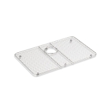 Kohler® 8343-ST Iron/Tones® Sink Rack, 22-1/2 in L x 14-1/4 in W x 1-3/8 in H, Stainless Steel