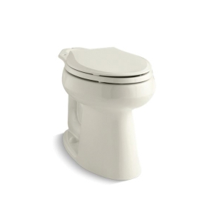 Kohler® 4373-96 Highline® Toilet Bowl, Biscuit, Elongated Shape, 10 in Rough-In, 16-1/2 in H Rim, 2.13 in Trapway