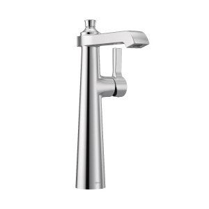 Moen® S6982 Bathroom Faucet, Flara™, 6 in Spout, 10-5/16 in H Spout, Chrome, 1 Handle