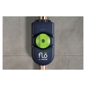 Flo by Moen® 900-002 Water Monitoring and Leak Detection System, 1-1/4 in Nominal, NPT End Style, 12 VDC/100 to 240 VAC