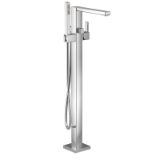 Moen® S905 90 Degree™ Premium Floor Mount Tub Filler Faucet, Chrome, 1 Handle, Commercial
