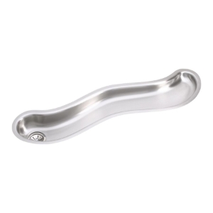 Elkay® MYSTIC5014 Bar Sink, The Mystic®, 47-1/4 in L x 8-5/16 in W x 4-1/2 in D Bowl, 51 in L x 13-15/16 in W x 4-1/2 in D, Undermount, Stainless Steel, Lustertone