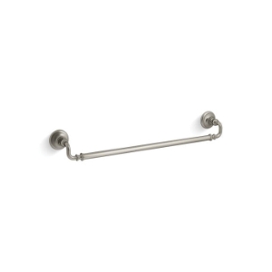 Kohler® 72568-BN Artifacts® Towel Bar, 24 in L Bar, 3 in OAH x 3-1/2 in OAD, Metal, Vibrant® Brushed Nickel