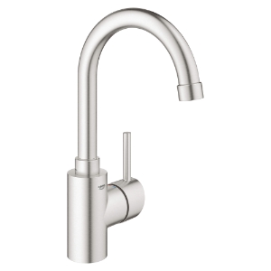 GROHE 31518DC0 Ohm Prep Sink, Concetto®, SuperSteel Infinity, 1 Handle, 1.5 gpm