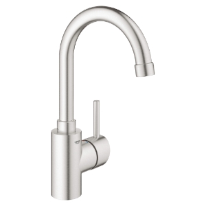 GROHE 31518DC0 Ohm Prep Sink, Concetto™, SuperSteel Infinity, 1 Handle, 1.5 gpm