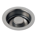 Brizo® 69070-SS Kitchen Disposal and Flange Stopper, 4-1/2 in Nominal, 4-1/2 in OAL, Brass, Stainless Steel