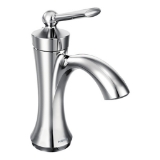 Moen® 4500 Bathroom Faucet, Wynford™, 1.5 gpm Flow Rate, 5 in H Spout, 1 Handle, Pop-Up Drain, 1 Faucet Hole, Chrome, Function: Traditional