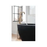 Brizo® T70135-GLLHP Free Standing Tub Filler, Litze™, 2 gpm Flow Rate, Luxe Gold