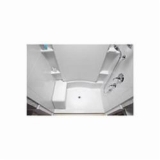 Sterling® 72280100-0 3-Piece Complete Seated Shower Back Wall, Accord®, 48-1/4 in L x 37-1/4 in W x 76 in H, Solid Vikrell®, White