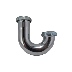 J-Bend Without Cleanout, 1-1/2 in Nominal, 20 ga, Brass, Chrome Plated redirect to product page