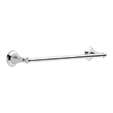 DELTA® 70018 Windemere® Towel Bar, 18 in L Bar, 3-1/2 in OAD x 2-5/32 in OAH, Chrome