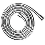 Hansgrohe Techniflex® B 28276003 Hand Shower Hose, 1/2 in, Swivel, 63 in L, Metal, Polished Chrome