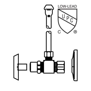 McGuire™ LFH2165CCLK Heavy Lavatory Supply Kit