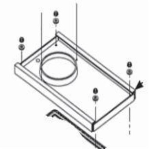 Weil-McLain® 450-020-190 Collector Hood Kit, Horizontal Hood