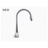 Kohler® 22036-CP Simplice® Touchless Kitchen Sink Faucet, 1.5 gpm Flow Rate, Polished Chrome, 1 Handle