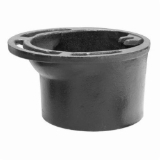 Jones Stephens™ C44420 4-Way Offset Closet Flange, 4-5/8 in ID x 7-1/8 in OD, 4 x 2 in Pipe, 2 in L