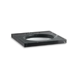 Kohler® 3023-NM Kathryn® Console Tabletop, 24 in L x 22 in W, 8 in Faucet Hole Spacing, Nero Marquina Marble