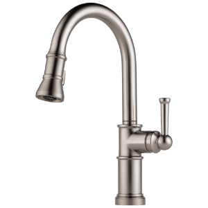 Brizo® 63025LF-SS Artesso® Kitchen Faucet, 1.8 gpm Flow Rate, Stainless Steel, 1 Handle, 1 Faucet Hole, Function: Traditional, Commercial
