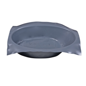 Oatey® 34076 Oval Bath Tub Protector, Plastic Polymer, Black