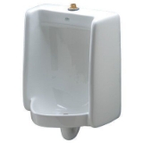 Zurn® The Pint® Z5798-U Ultra Low Consumption Urinal without Valve, 0.125 gpf, Top Spud, Wall Mount