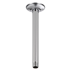 DELTA® U4999 Shower Arm and Flange, 9 in L, 1/2 in Male IPS, Chrome