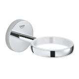 GROHE 40585001 Holder, BauCosmopolitan, StarLight® Polished Chrome