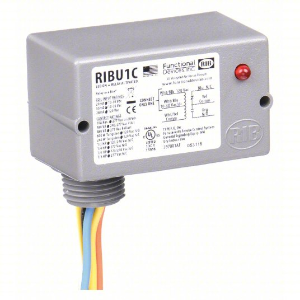 Functional Devices™ RIBU1C Pilot Relay, 10 A, SPDT Contact, 120 VAC, 30 VAC/VDC V Coil