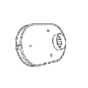 APCOM 100187887 Low Profile Flush Mount Termination Vent Kit, 3in