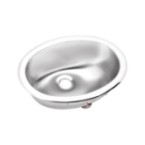 Elkay® LLVR1310 Bathroom Sink and Faucet Kit, Asana™, Oval Shape, 16 in W x 12-1/2 in D x 5-13/16 in H, Top Mount, 304 Stainless Steel, Lustertone