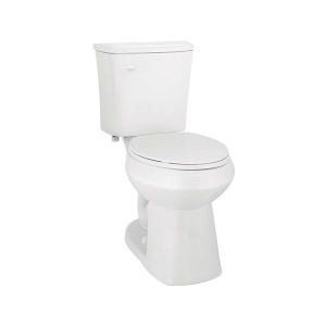 NIAGARA SHADOW™ C33.100.01 Regular Height Single-Flush 2-Piece Toilet, Elongated Bowl, 15-1/2 in H Rim, 12 in Rough-In, 1.28 gpf, White, Left Hand Trip Lever