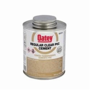 Oatey® 31014 Low VOC Regular Body PVC Cement, 16 oz Container, Clear