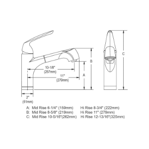 Elkay® LKGT1041NK Low Flow Kitchen Faucet, Gourmet, 1.75 gpm, Pull-Out Spout, Brushed Nickel, 1 Handle, 1 Faucet Hole