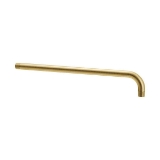 Moen® 151380BG Colinet™ Shower Arm, 14-3/8 in L x 2-13/16 in W Arm, Metal Arm, 1/2-14 NPT, Brushed Gold