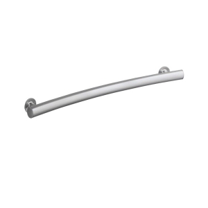 Sterling® 80012031-V Curved Wide Grip Grab Bar, 28-1/4 in L, Matte Silver, Anodized Aluminum