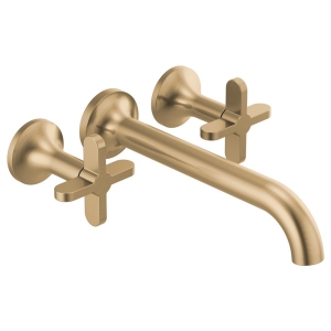 Brizo® T70475-GLLHP Jason Wu Two-Handle Wall Mount Tub Filler - Less Handle, Luxe Gold