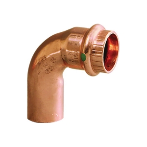 ProPress® 77357 90 deg Street Elbow, 1 in Nominal, Fitting x Press End Style, Copper