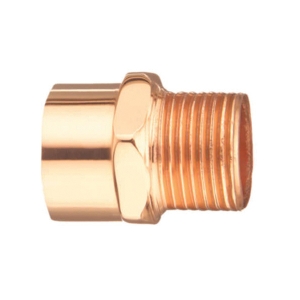 EPC 10030440 104R-2 Solder Male Reducing Street Adapter, 1/2 x 3/8 in, Fitting x M, Wrot Copper