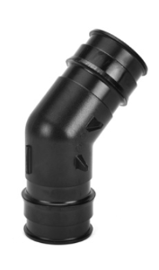 REHAU® 499872-001 F1960 Polymer 45° Elbow, 1-1/2 x 1-1/2 in