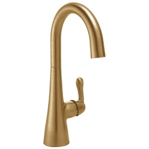 DELTA® 1953LF-CZ Bar/Prep Sink Faucet, Addison™, Brilliance® Champagne Bronze, 1 Handle, 1.5 gpm