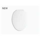 Kohler® 10349-0 Heated Toilet Seat, Purewarmth™, Elongated Bowl, Closed Front, Plastic, White